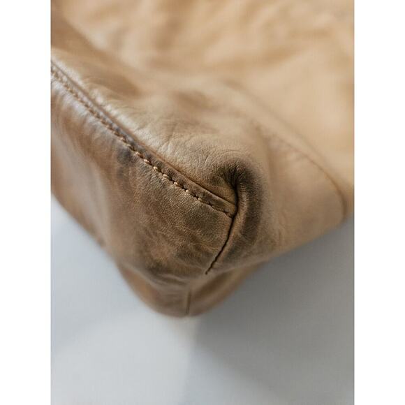 Cynthia Rowley Brown Foldover Leather Satchel Women's Handbag - Picture 10 of 16